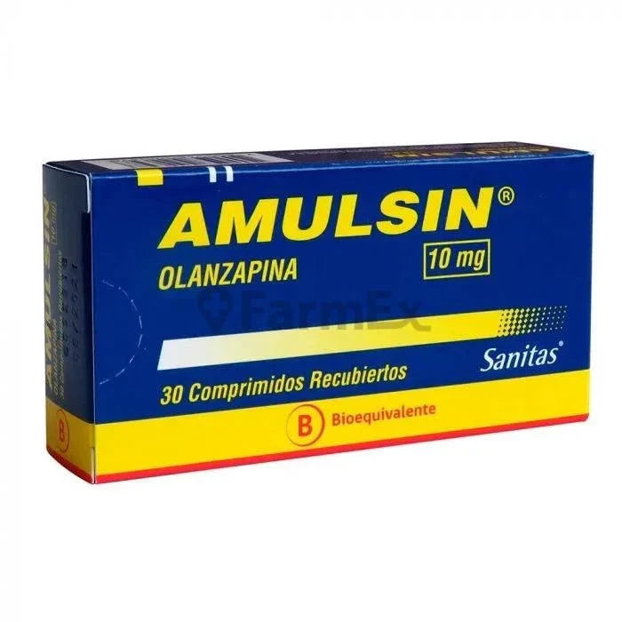 Amulsin 10 mg x 30 comprimidos Farmex-Pluxee-Persistente